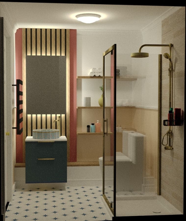 bathroom renovation project in london - 3D Model - tmt central bathrooms (3)