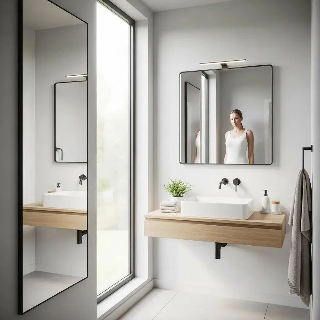 the Best Placement for Mirrors in Small Bathrooms to Maximise Light and Space